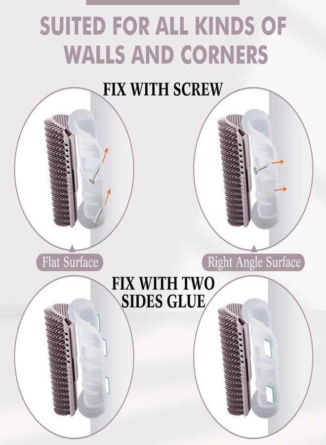 Afarnook 6 Pack Cat Corner Scratcher with Catnip 5.1'' Small Self Grooming Wall Corner Grooming Softer Massage Combs for Long and Short Fur Cats Dogs - Image 5